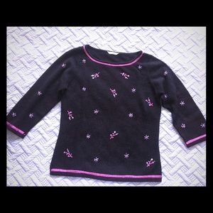 Marks & Spencer black sweater top